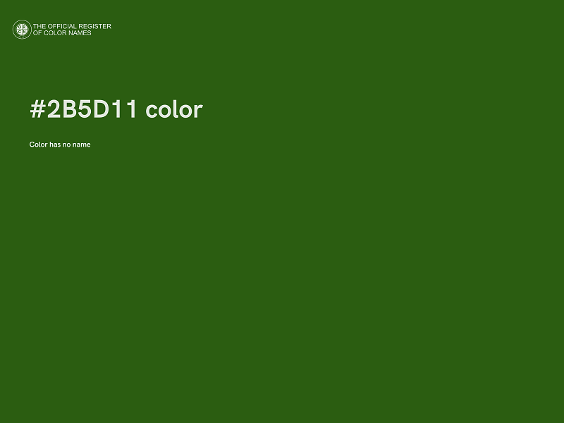 #2B5D11 color image