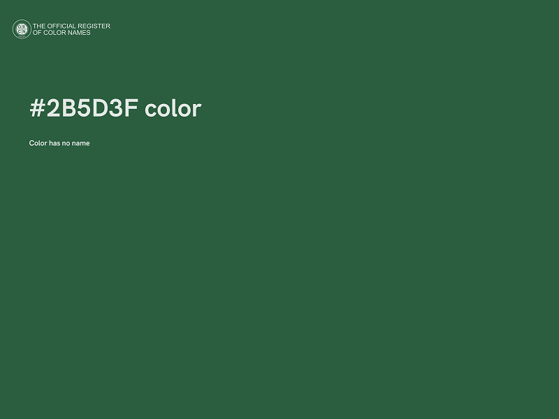 #2B5D3F color image