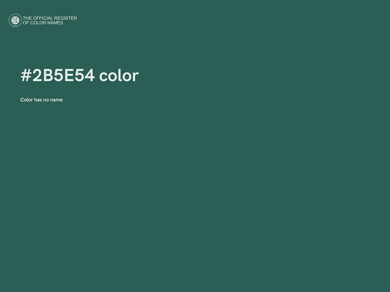 #2B5E54 color image