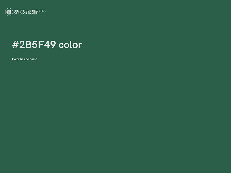 #2B5F49 color image