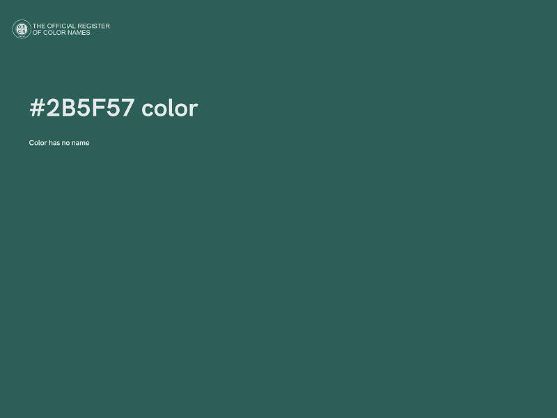 #2B5F57 color image