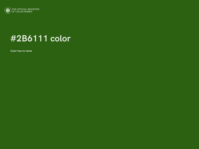 #2B6111 color image