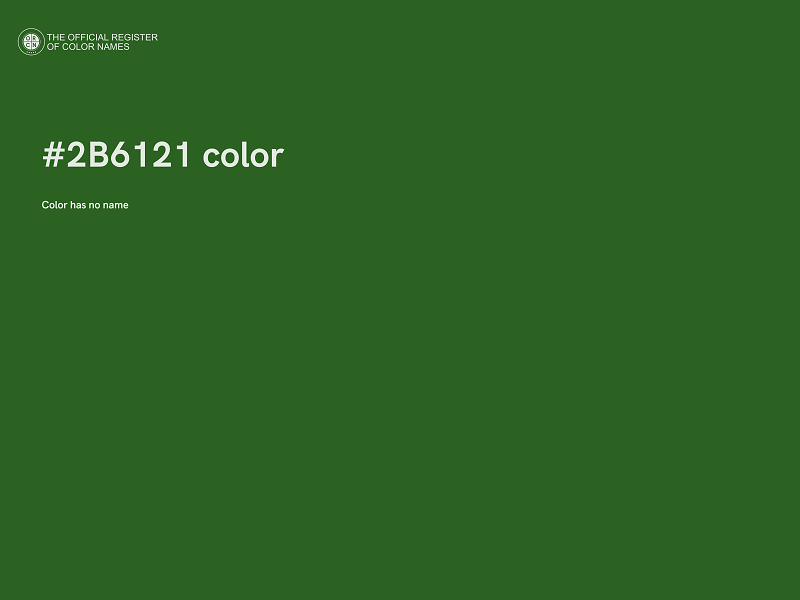 #2B6121 color image