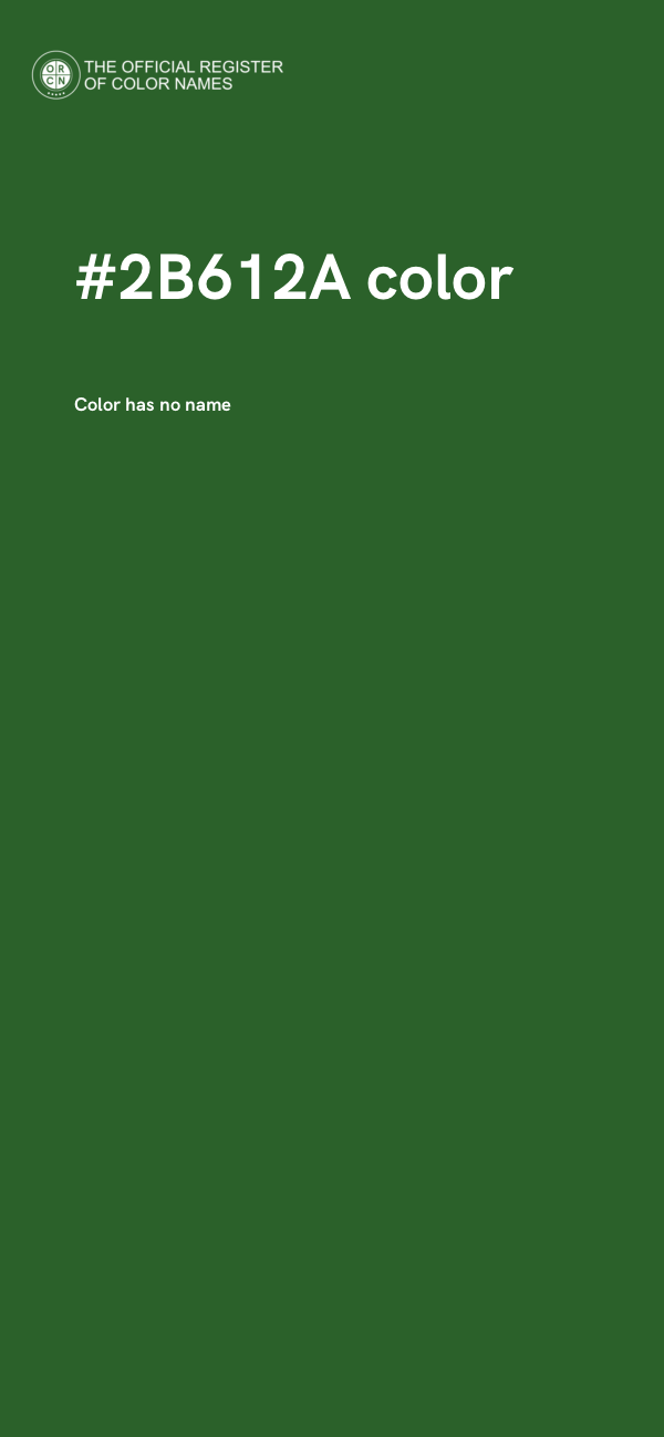 #2B612A color image