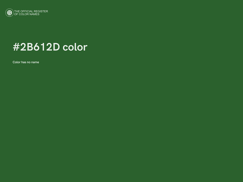 #2B612D color image