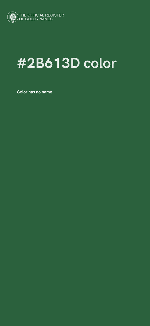#2B613D color image