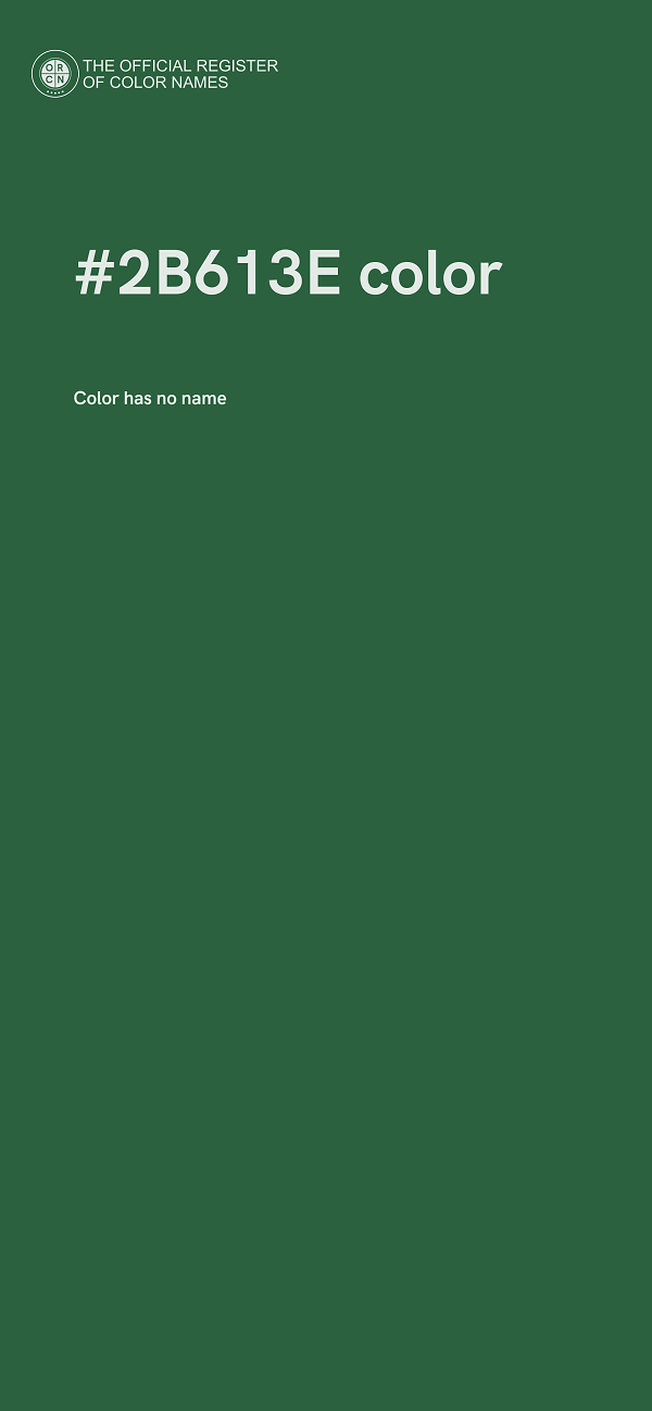 #2B613E color image