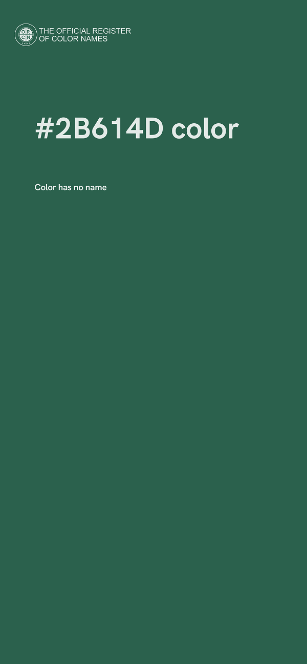 #2B614D color image