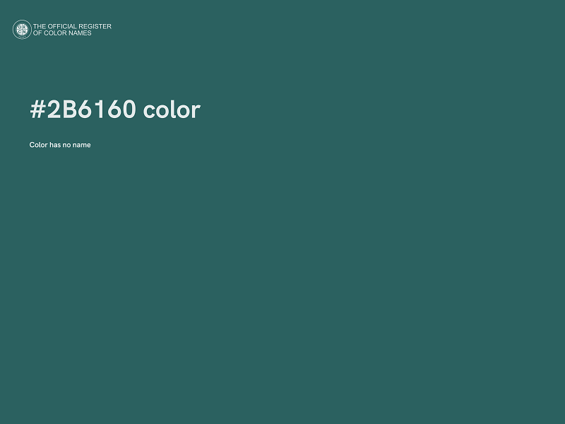#2B6160 color image