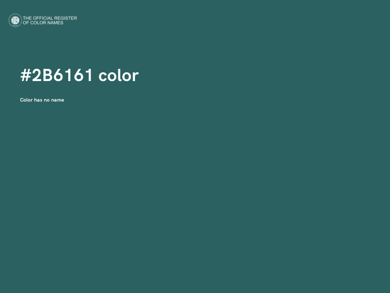 #2B6161 color image