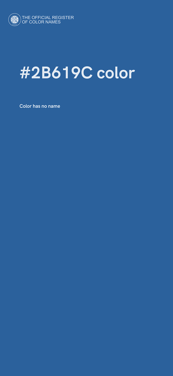 #2B619C color image