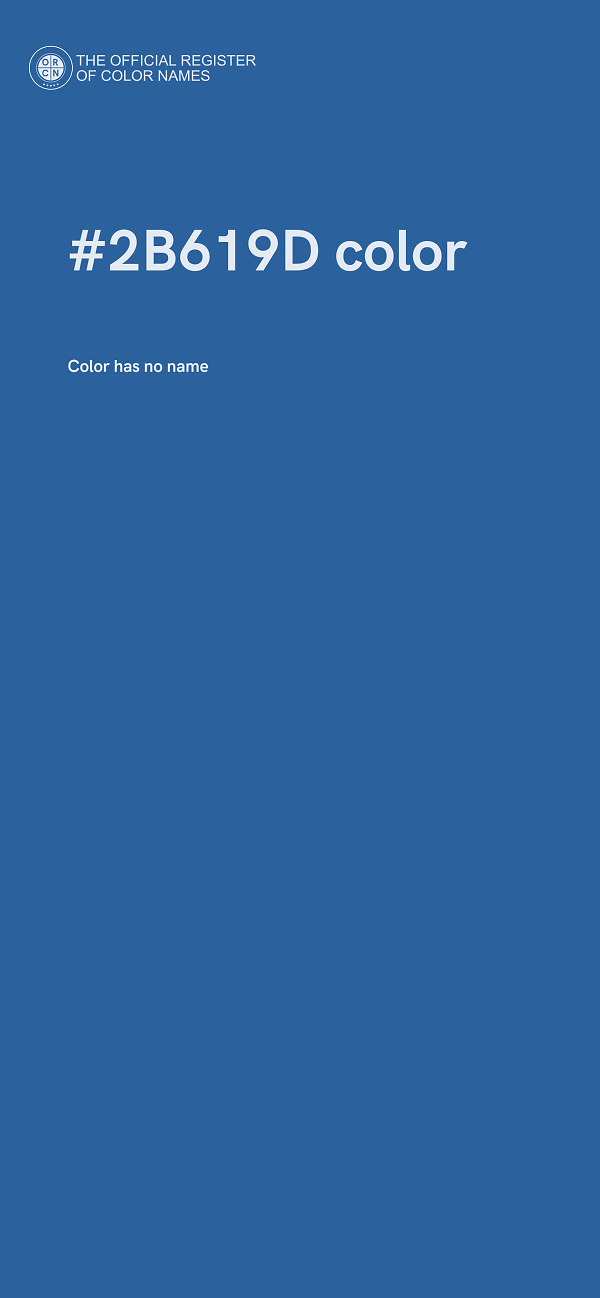#2B619D color image