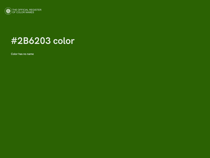 #2B6203 color image