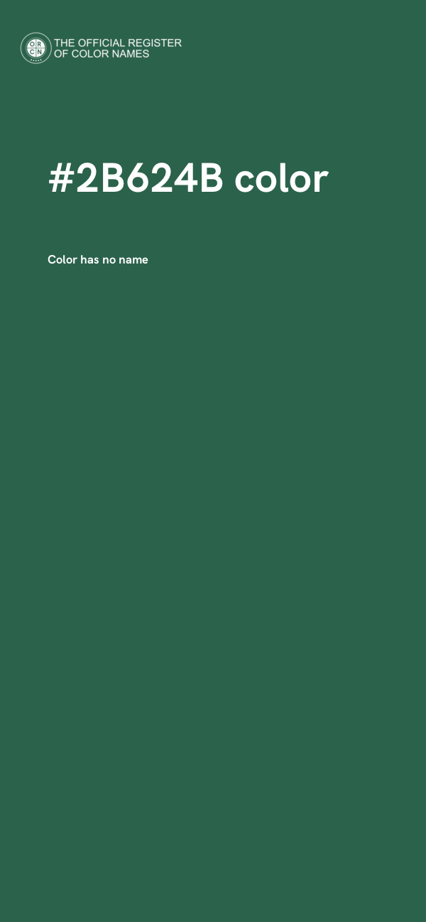 #2B624B color image