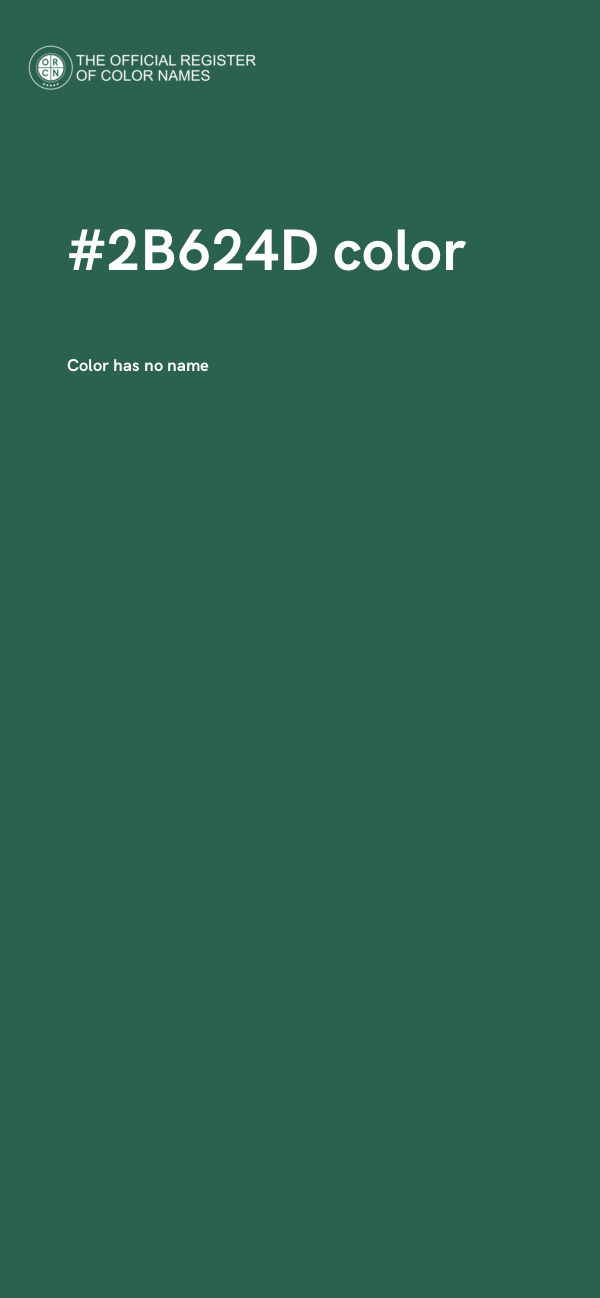 #2B624D color image