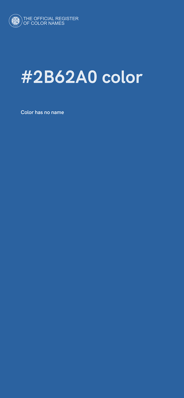 #2B62A0 color image