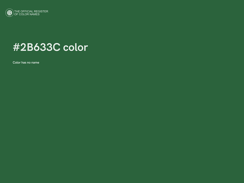 #2B633C color image