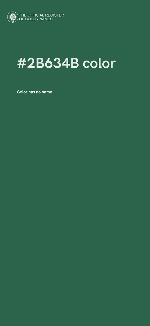 #2B634B color image