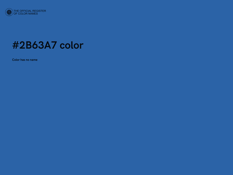 #2B63A7 color image