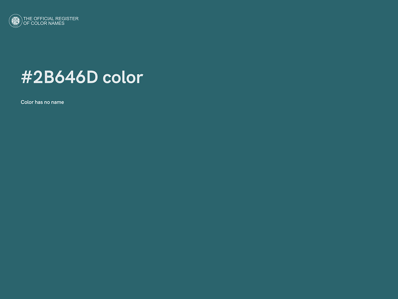 #2B646D color image