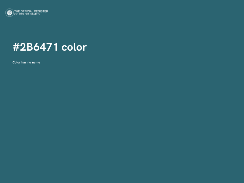 #2B6471 color image