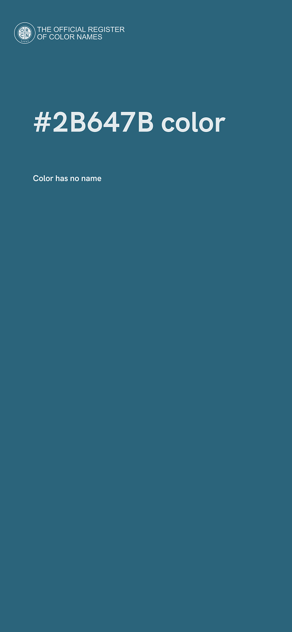 #2B647B color image