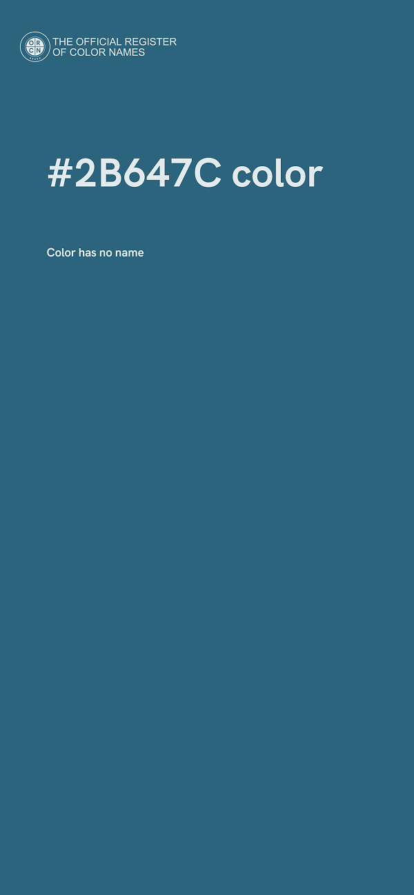 #2B647C color image