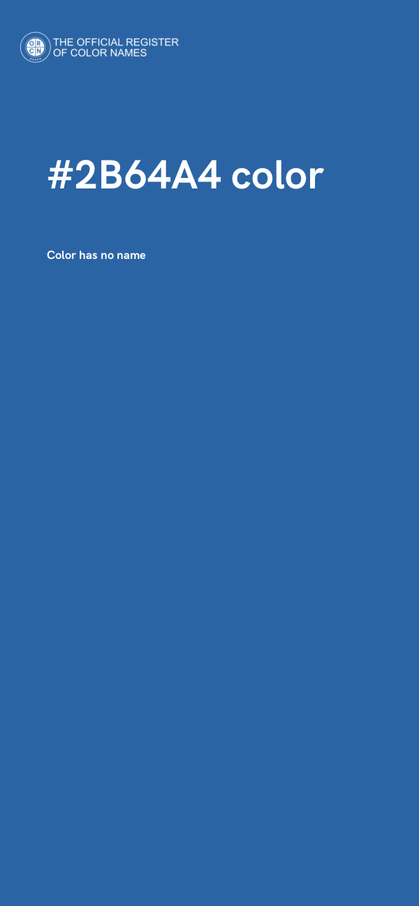 #2B64A4 color image