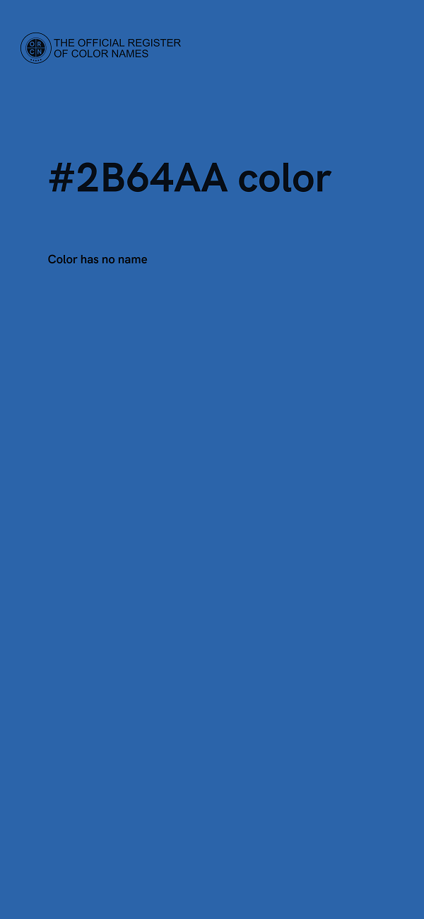 #2B64AA color image