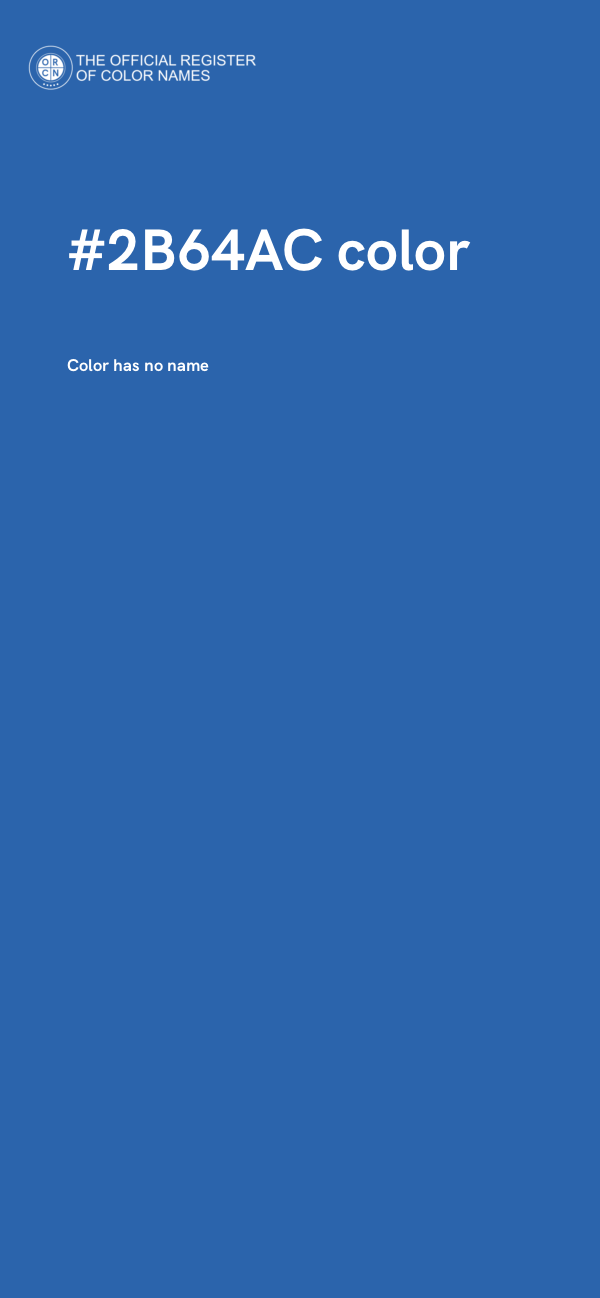 #2B64AC color image