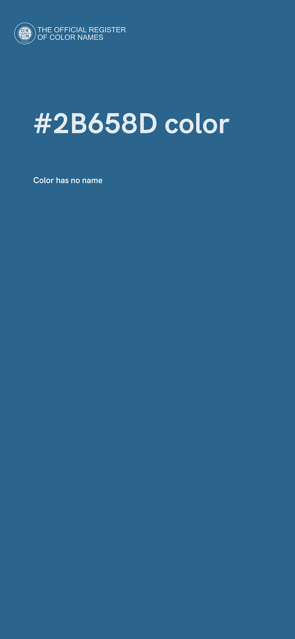 #2B658D color image