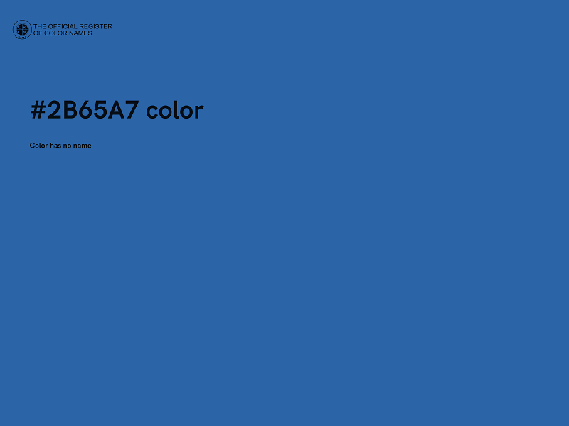 #2B65A7 color image