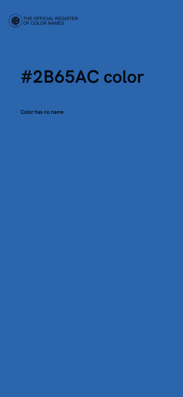 #2B65AC color image
