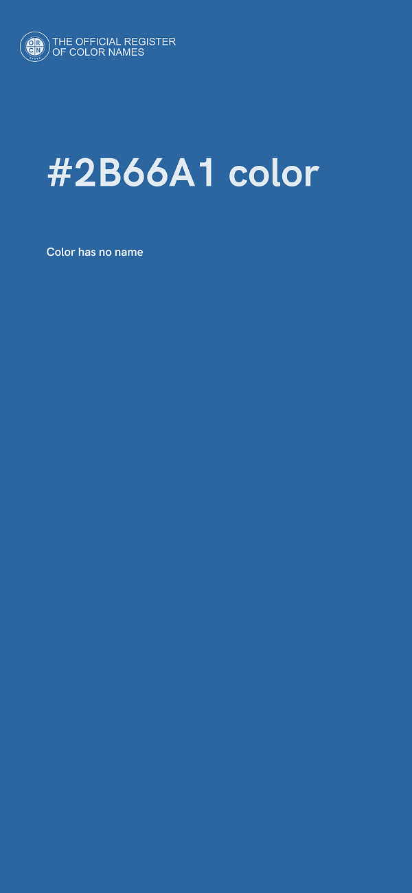 #2B66A1 color image