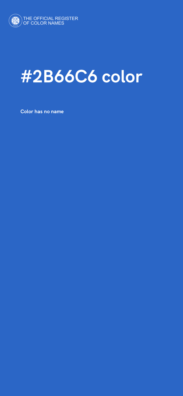 #2B66C6 color image