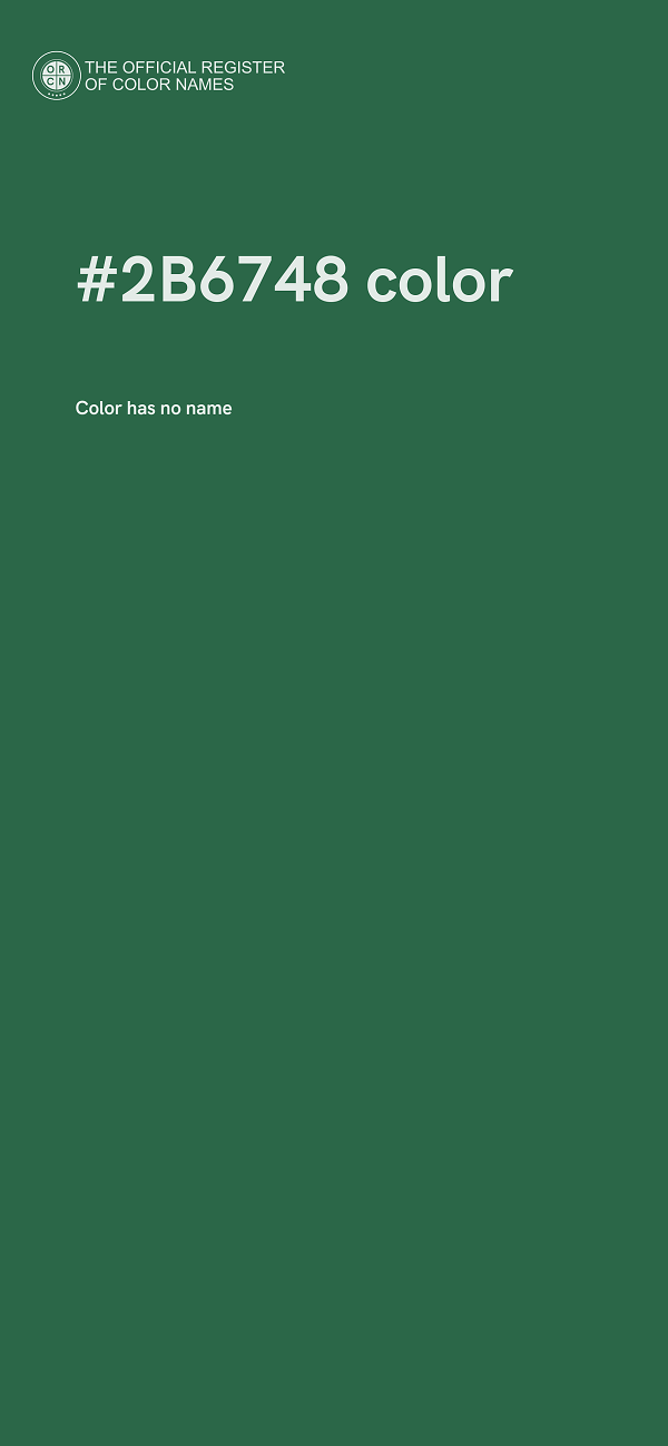 #2B6748 color image