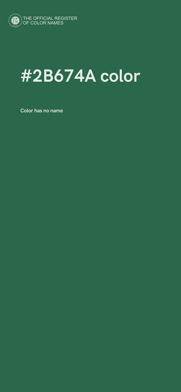 #2B674A color image