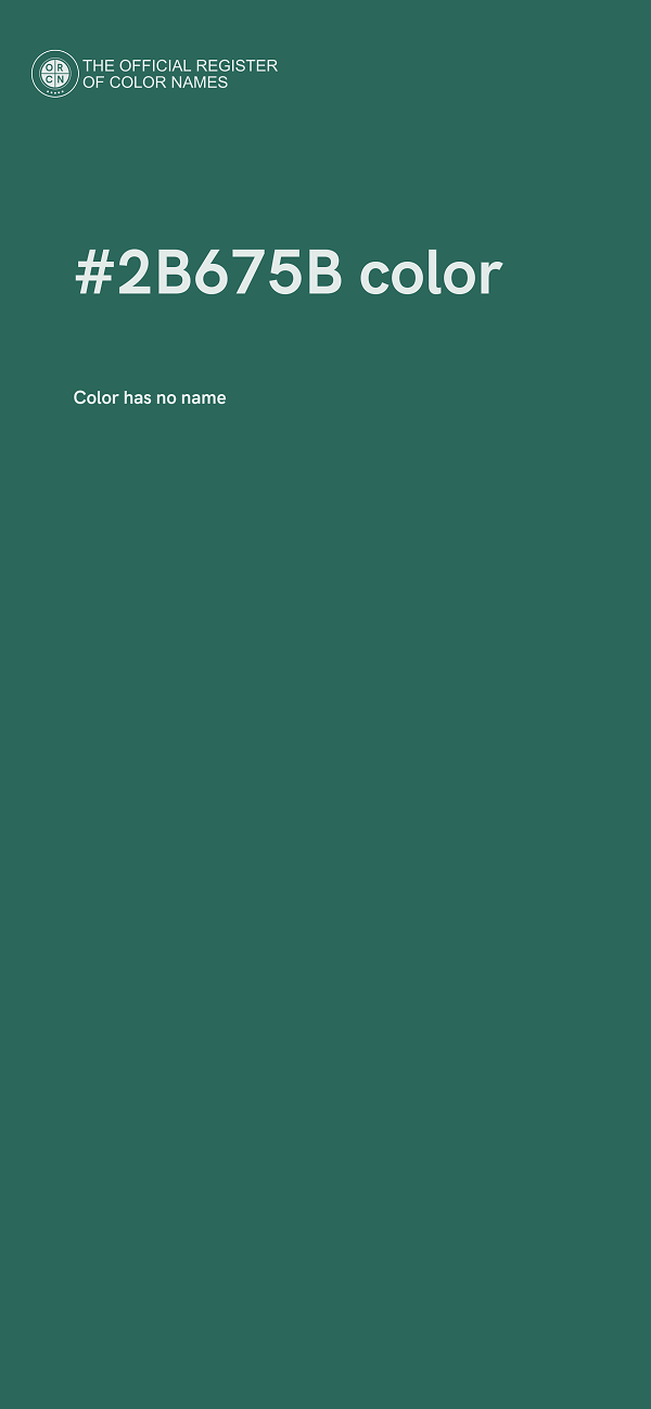 #2B675B color image