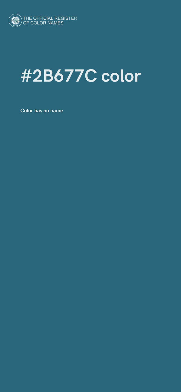 #2B677C color image