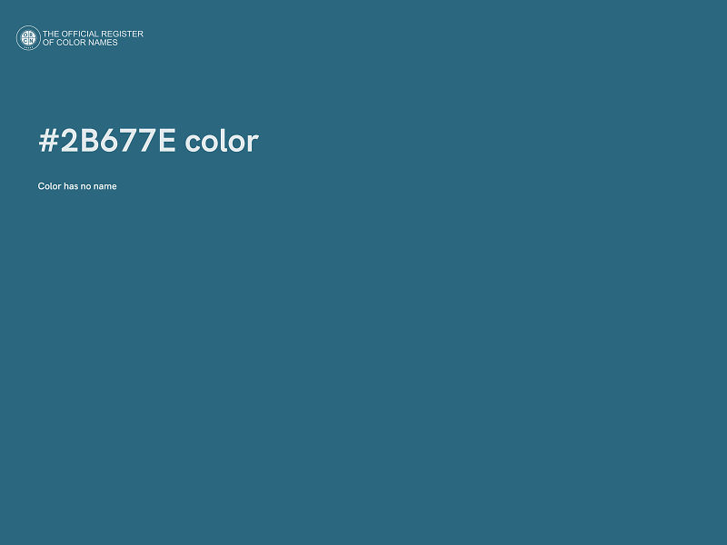 #2B677E color image