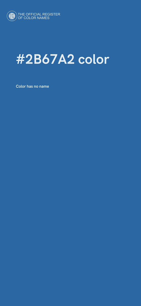 #2B67A2 color image