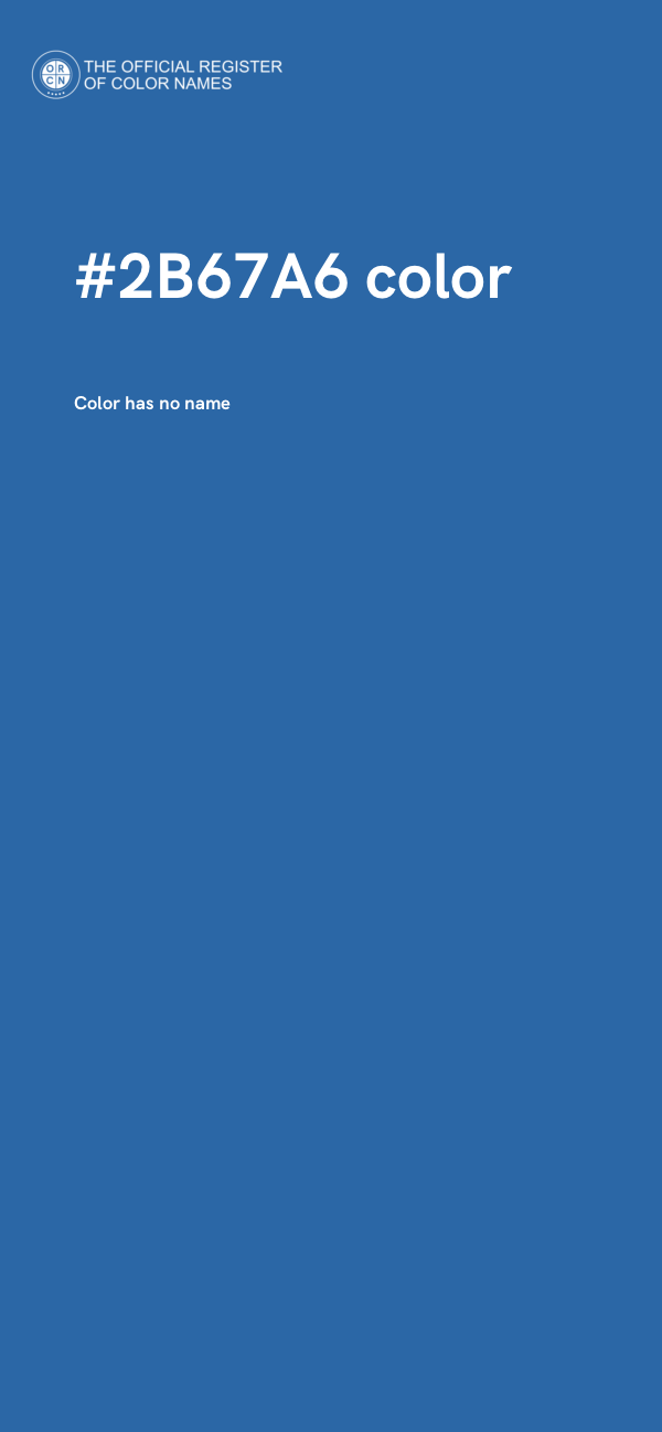 #2B67A6 color image