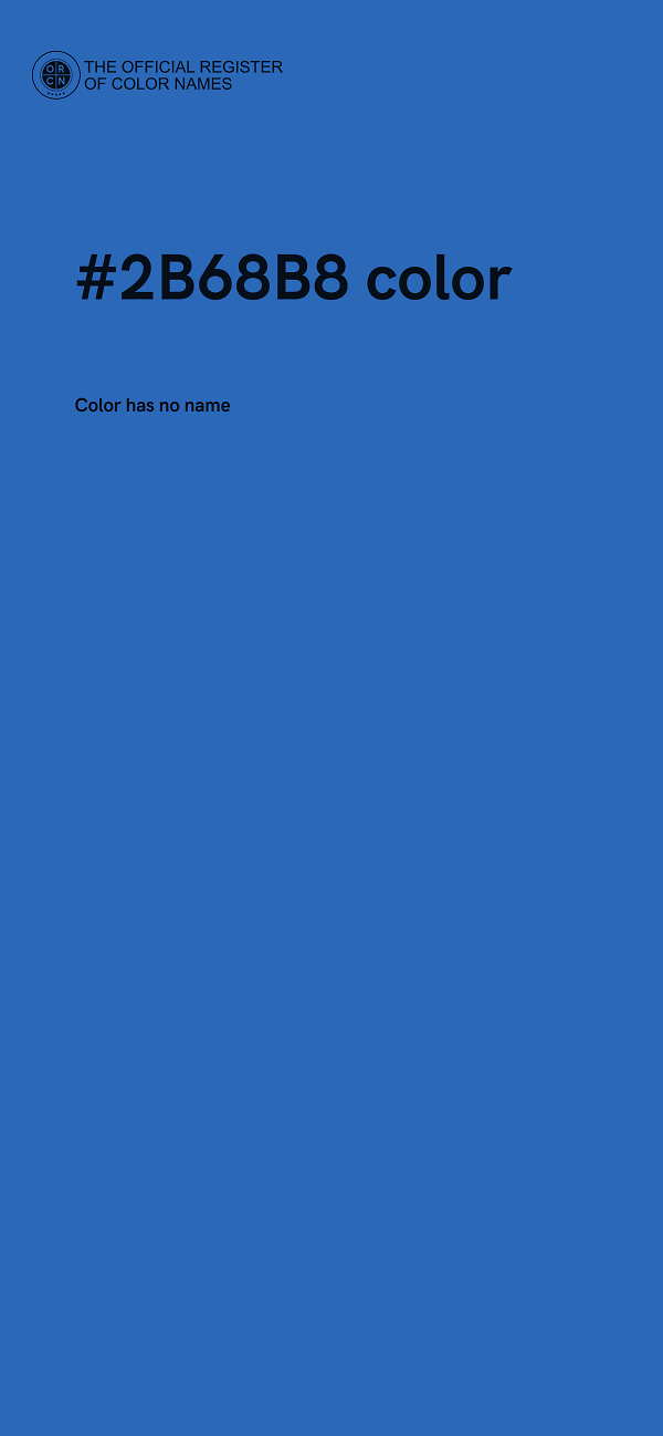 #2B68B8 color image