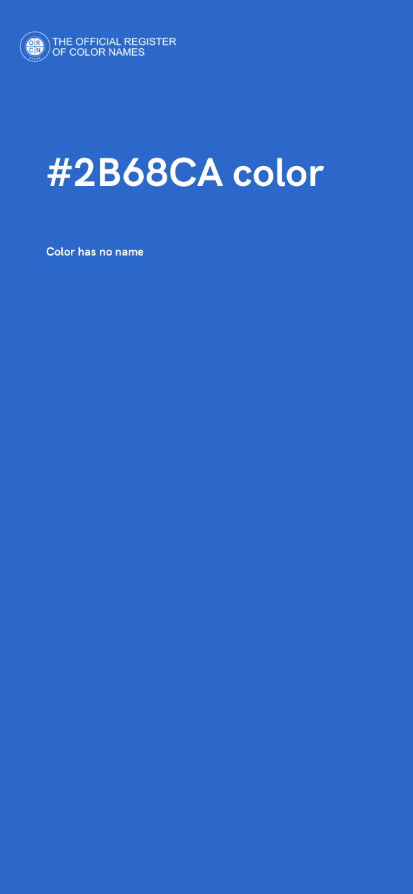 #2B68CA color image