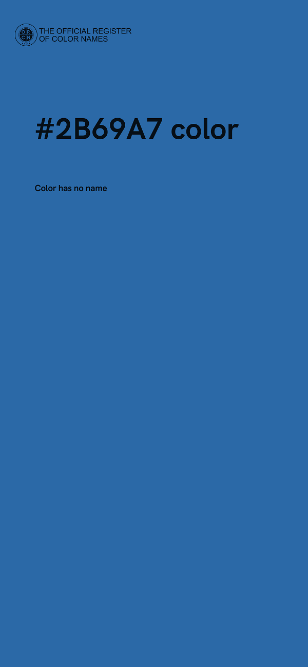 #2B69A7 color image