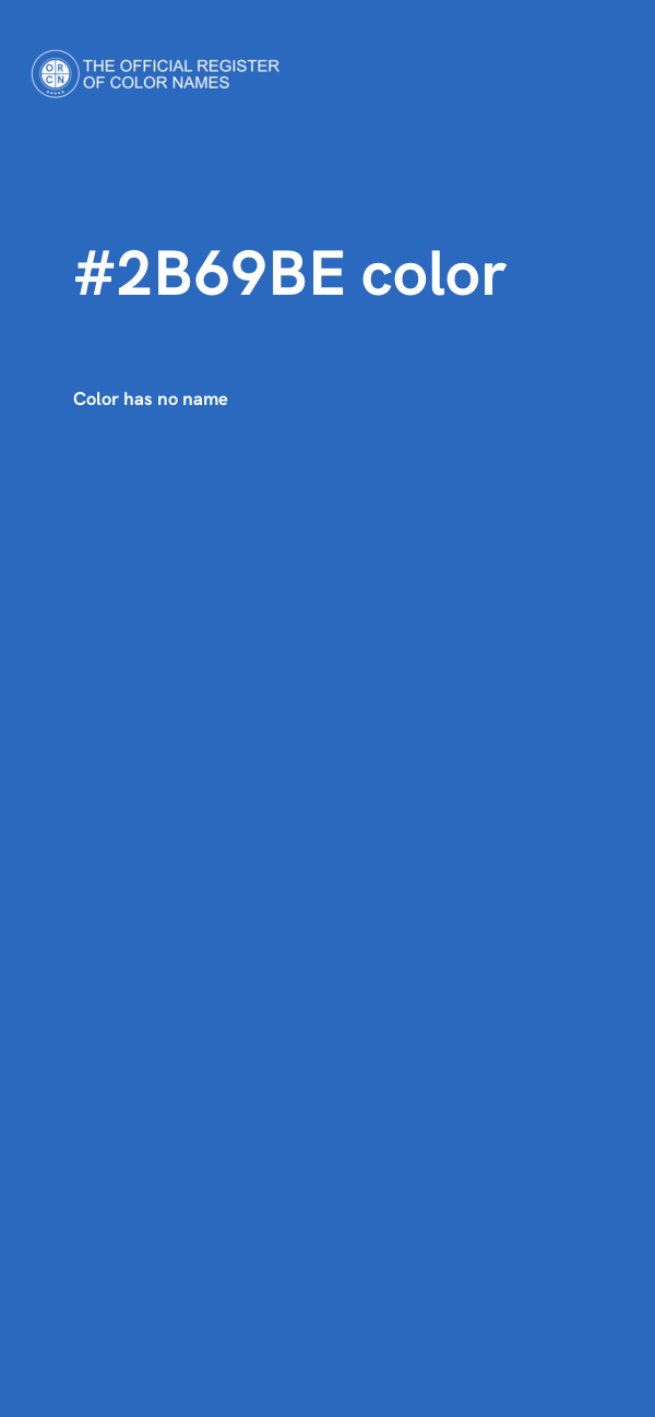 #2B69BE color image