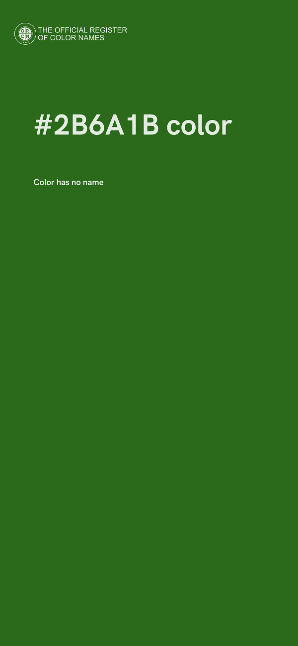 #2B6A1B color image