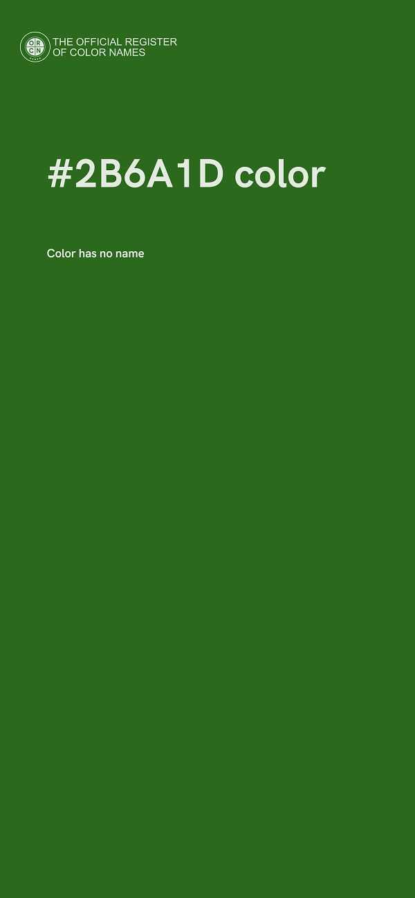 #2B6A1D color image
