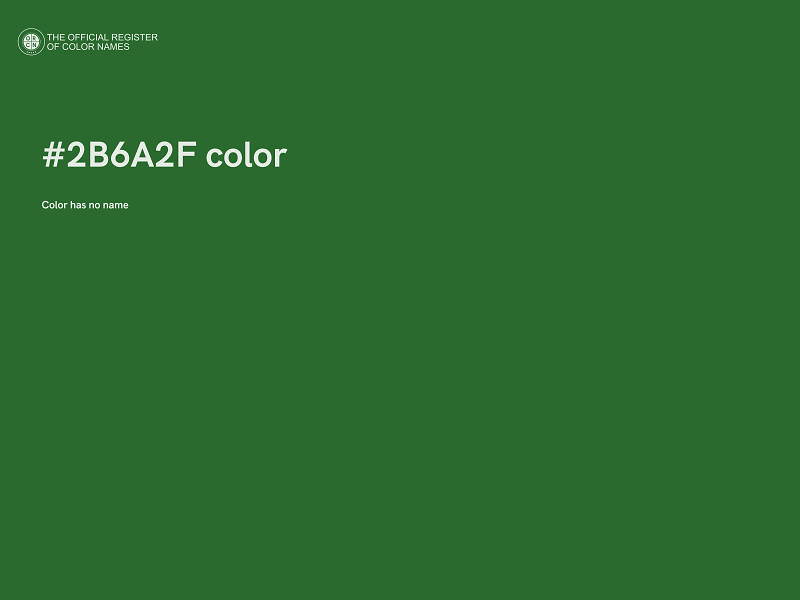 #2B6A2F color image