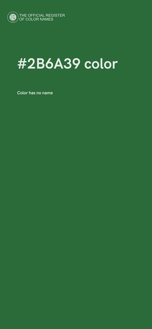 #2B6A39 color image
